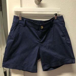 Lilly Pulitzer Jayne Navy Shorts Size 10
